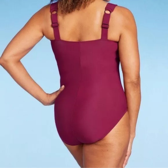 Aqua Green One Piece Swimsuit - Picture 2 of 9